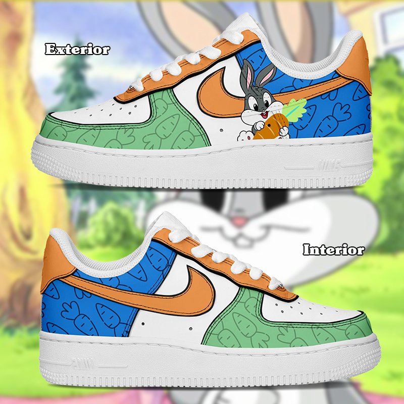 Air Force 1 Niños - Bugs Bunny Bebe - Art Force Custom