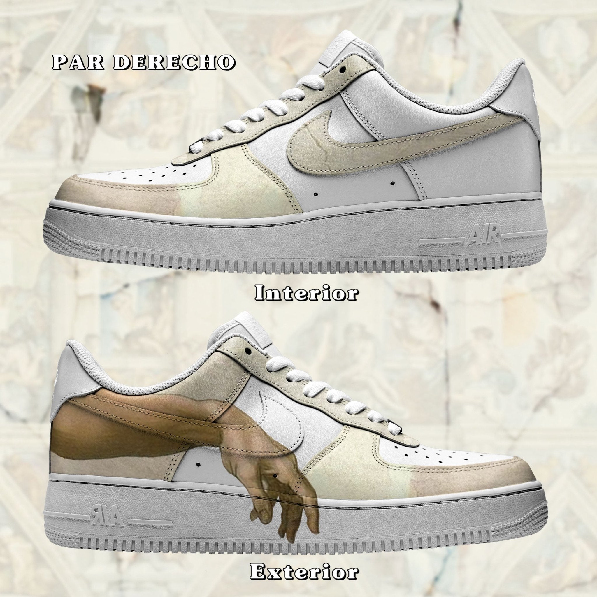 Air Force 1 x La creación de Adán - Art Force Custom