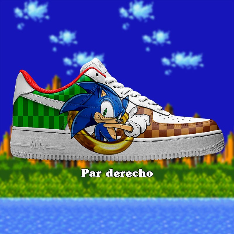 Air Force 1 x Sonic the Hedgehog - Art Force Custom