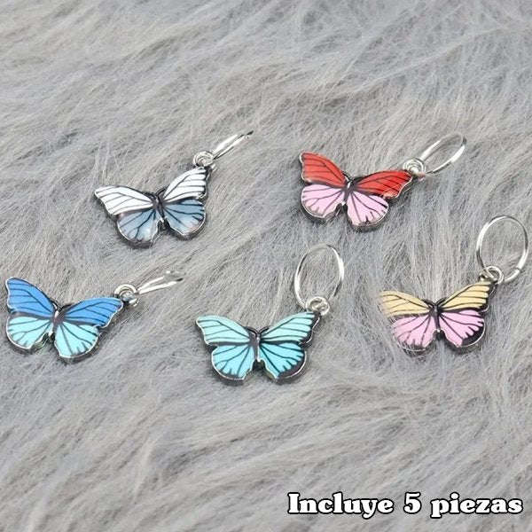 Colgantes de Mariposas (5 mariposas) - Art Force Custom
